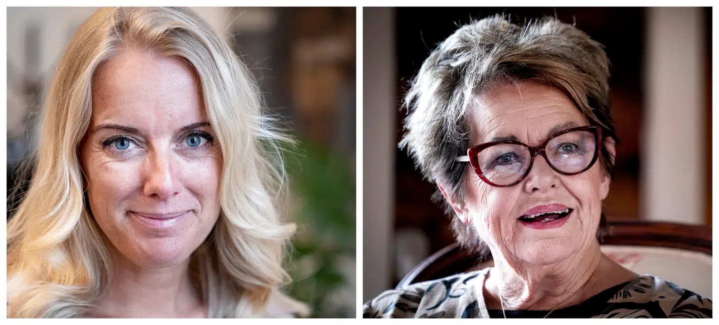 Pernille Vermund og Ghita Nørby.