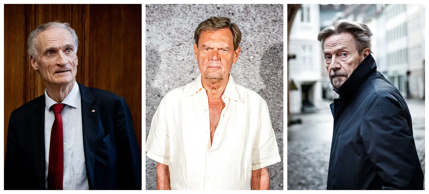 Bertel Haarder, Ulf Pilgaard og Jesper Christensen.