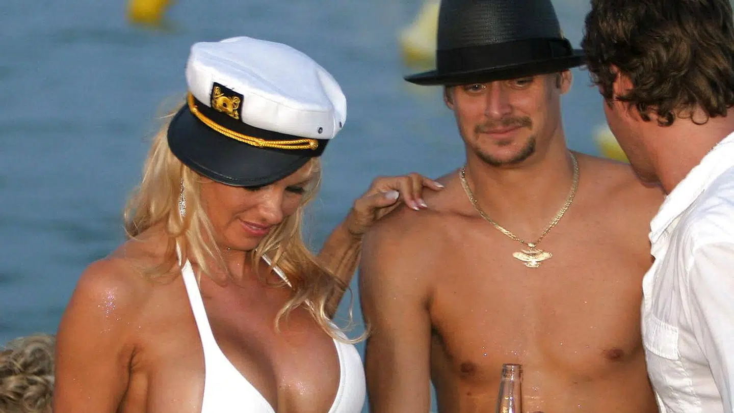 Pamela Anderson og Kid Rock i juli 2006.