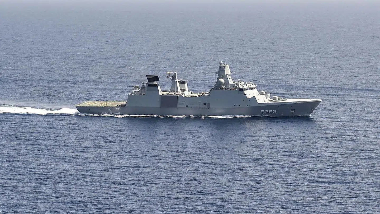 Arkivfoto. Den danske fregat Niels Juel.