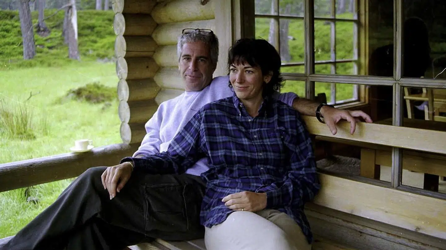 Ghislaine Maxwell og Jeffrey Epstein.