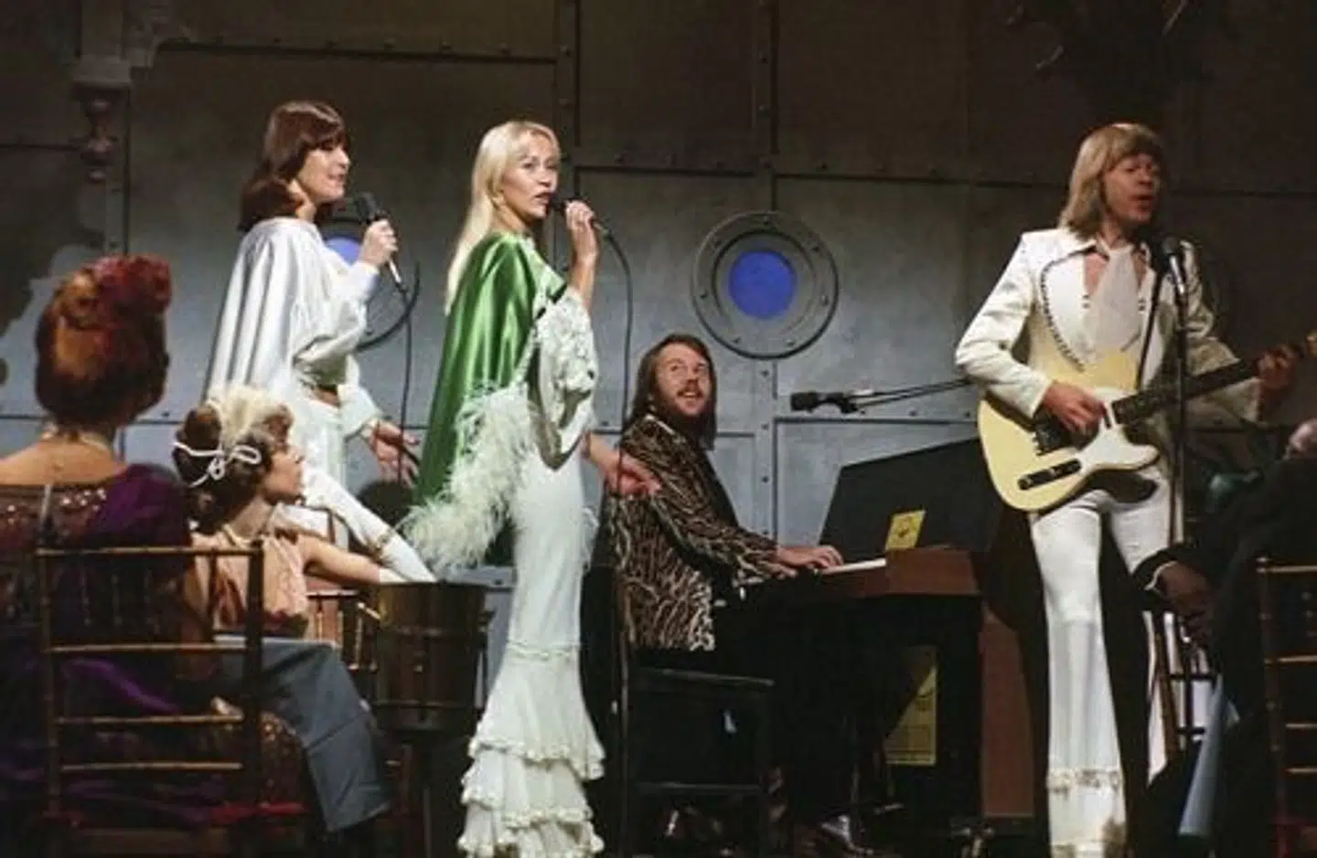 Således så det ud, da Eurovision 1974-vinderne ABBA optrådte i den første sæson af 'Saturday Night Live' tilbage i november 1975.