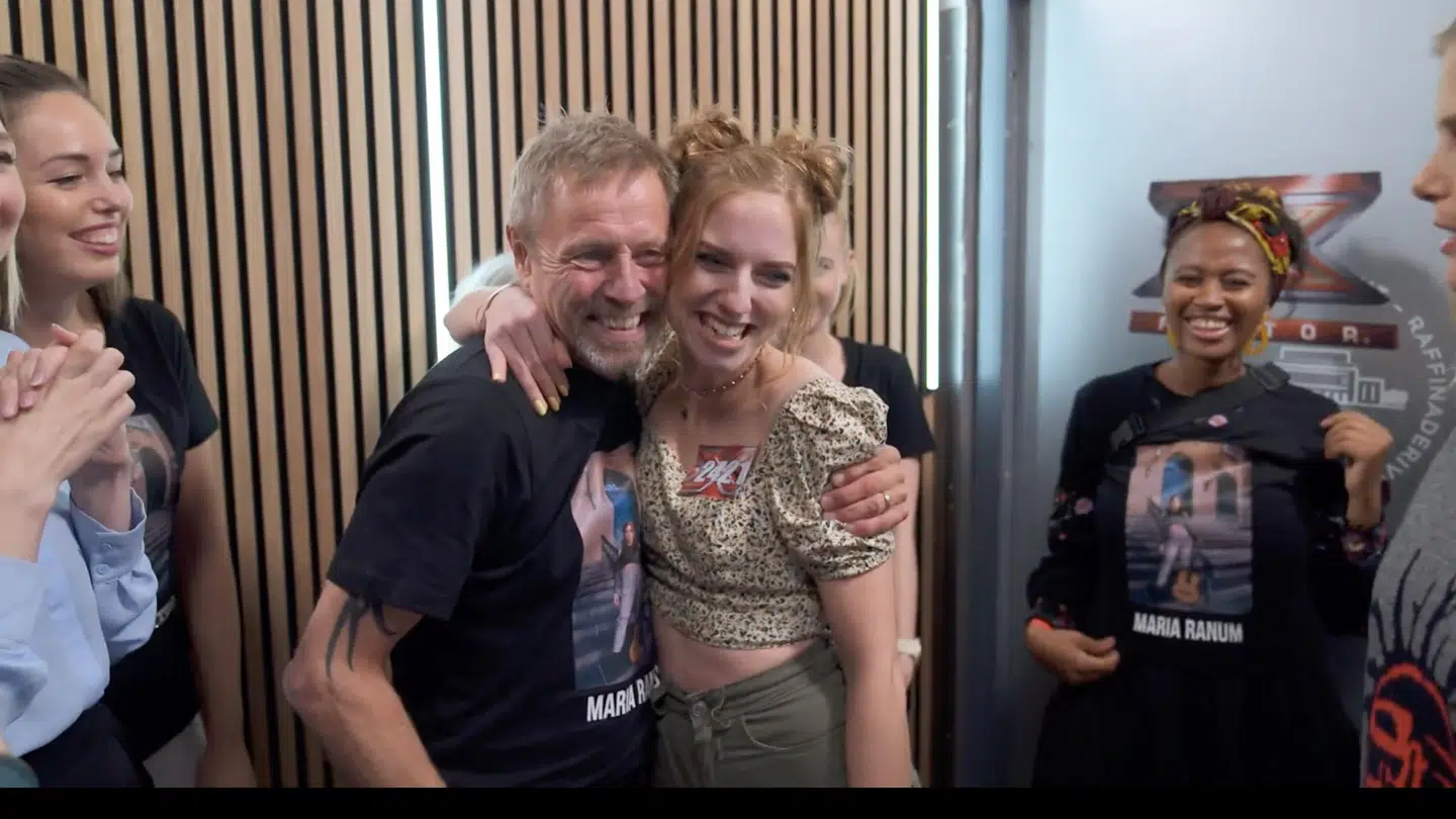 Maria og hendes far.