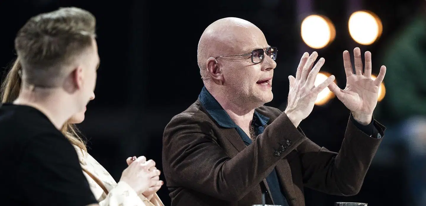 'X Factor'-vært Thomas Blachman (th.).