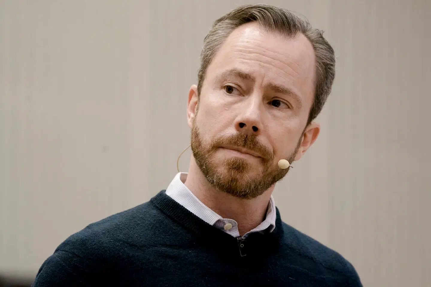 Venstre formand Jakob Ellemann-Jensen til debatarrangement med eleverne på Greve Gymnasium.