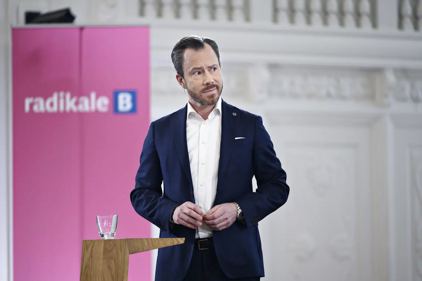 Venstre-formand Jakob Ellemann-Jensen har fået coronavirus og går glip af dronningens regentjubilæum. (Arkivfoto) Philip Davali/Ritzau Scanpix