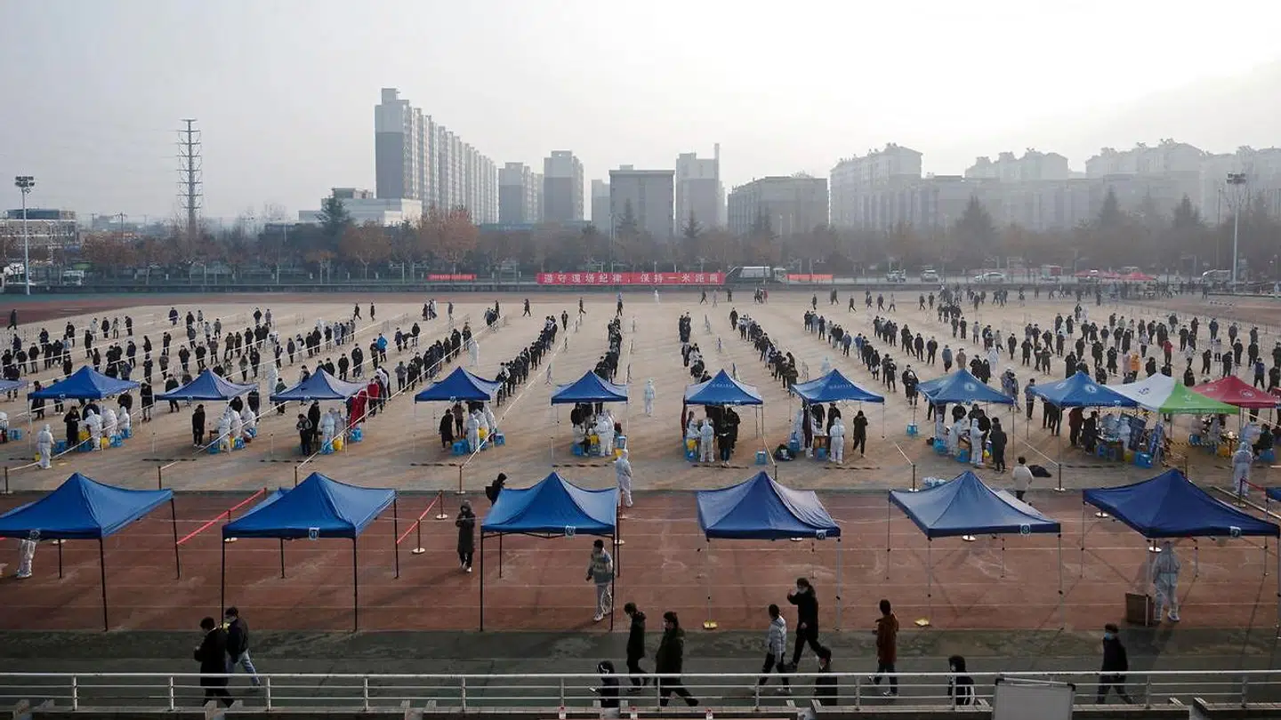 Massetestning i Xian.