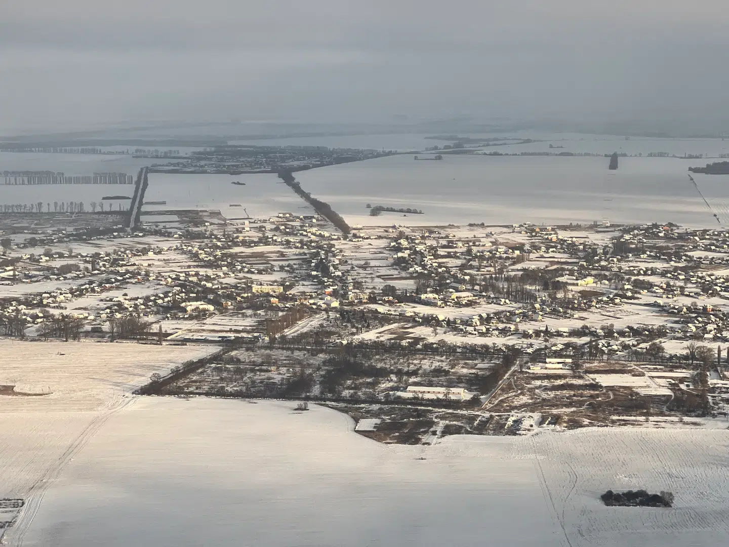 temperaturen i Ukraine vart onsdag minus 15 grader. Den frosne jord gør en russisk invasion lettere