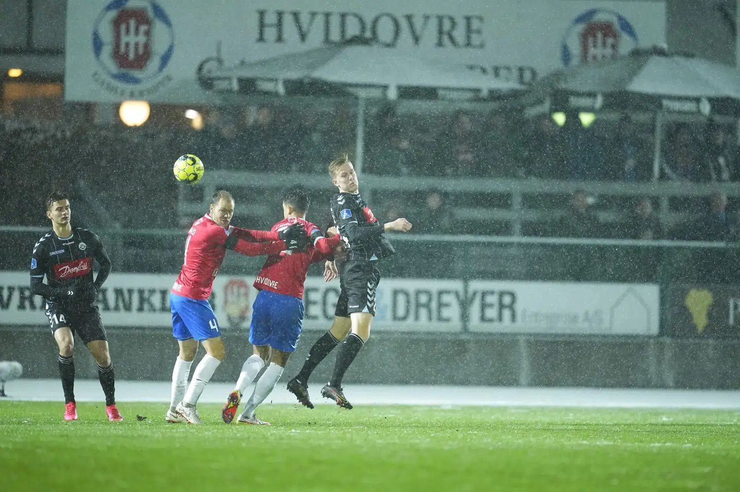 Hvidovre tabte i december til Sønderjyske i en pokalkamp, og opgøret har fået et kedeligt efterspil. Claus Bech/Ritzau Scanpix