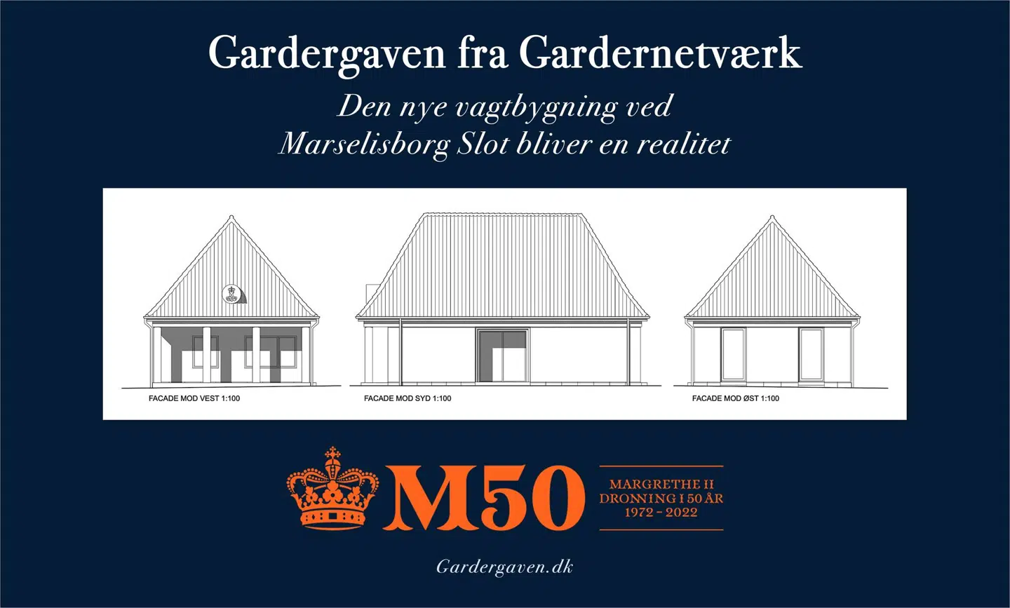 Sådan kommer den nye vagtbygning til at se ud.