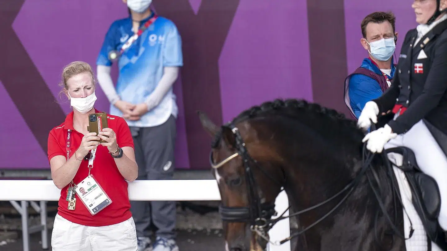 Prinsesse Nathalie ses her under OL i Tokyo.