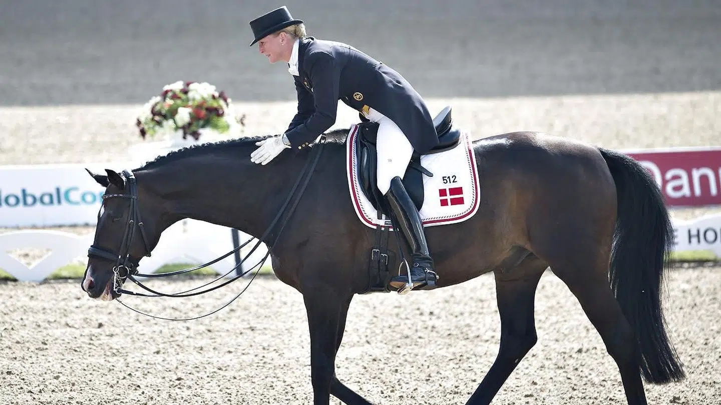 Nathalie zu Sayn-Wittgenstein på hesten Digby.