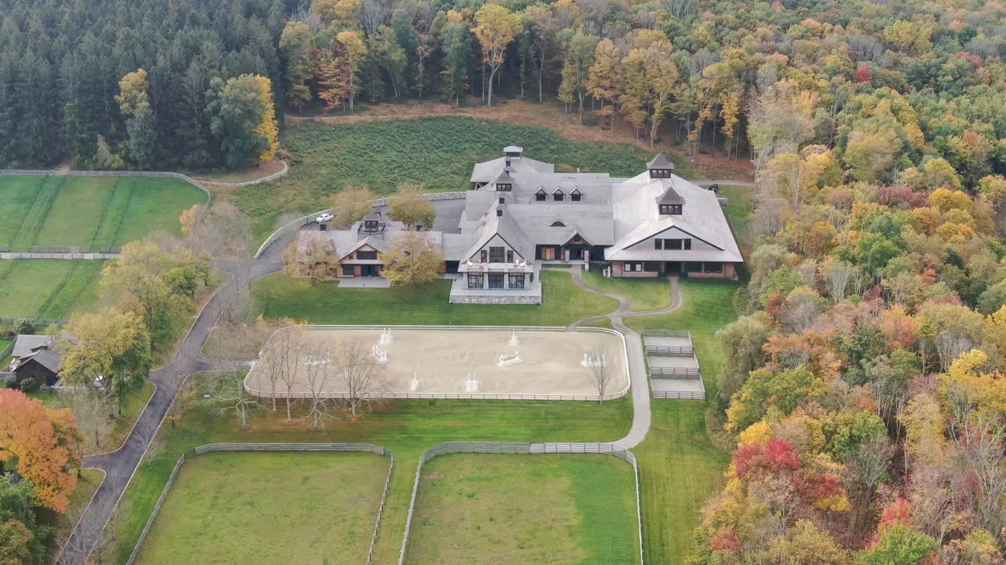 En del af Jennifer Gates ejendom i North Salem.