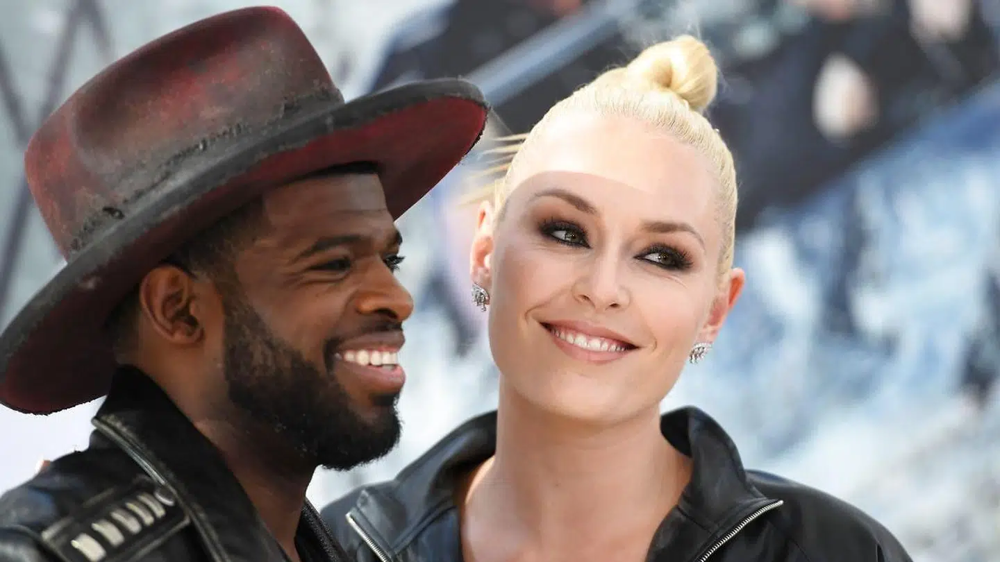 Lindsey Vonn og ekskæresten P.K. Subban. De gik fra hinanden i december 2020.