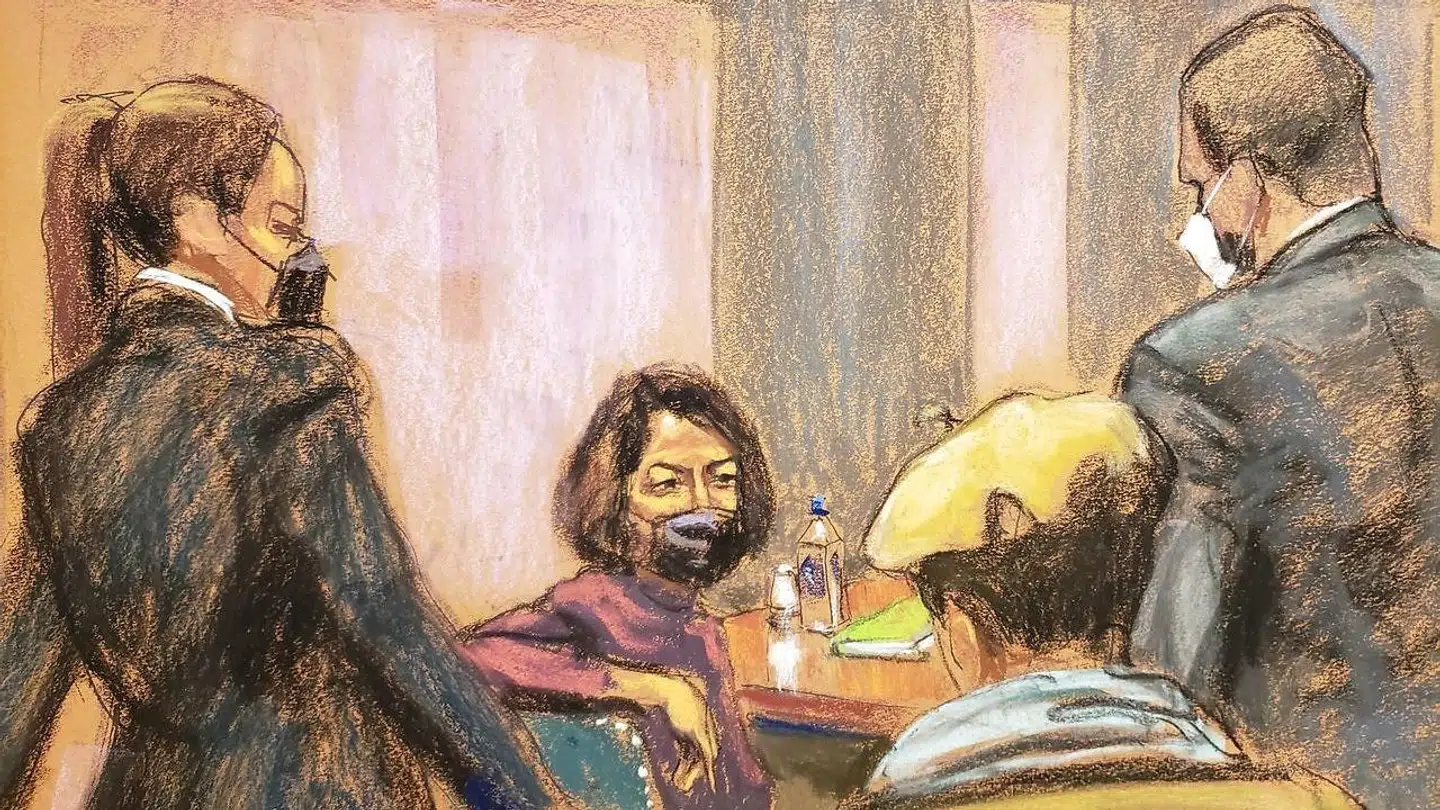 Ghislaine Maxwell i retten i New York.