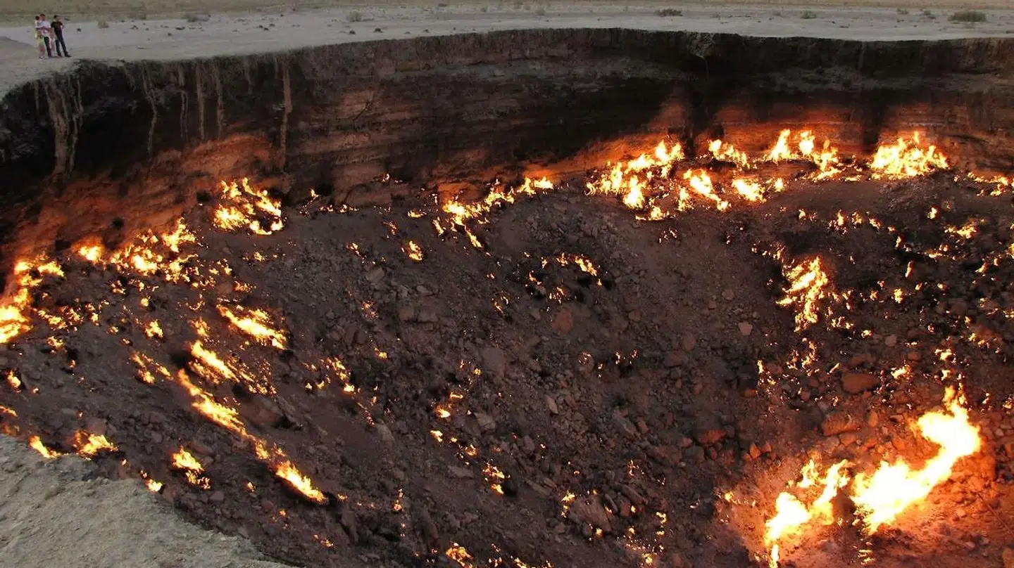 'Porten til helvede' fotograferet i 2014.