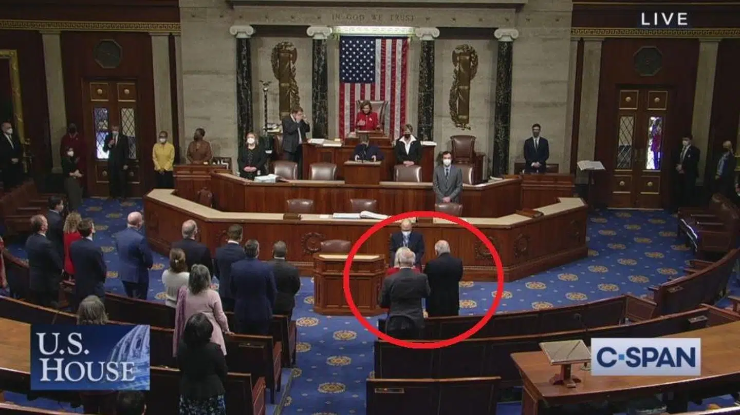 Liz og Dick Cheney i Kongressen 6. januar 2022.