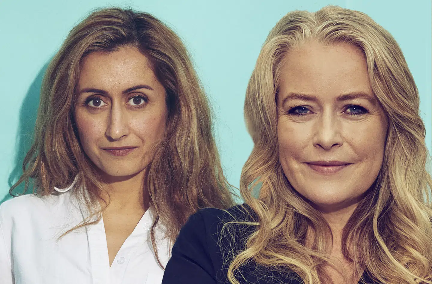 Nillou Zoey Johannsen og Anne Sofie Allarp (th.)