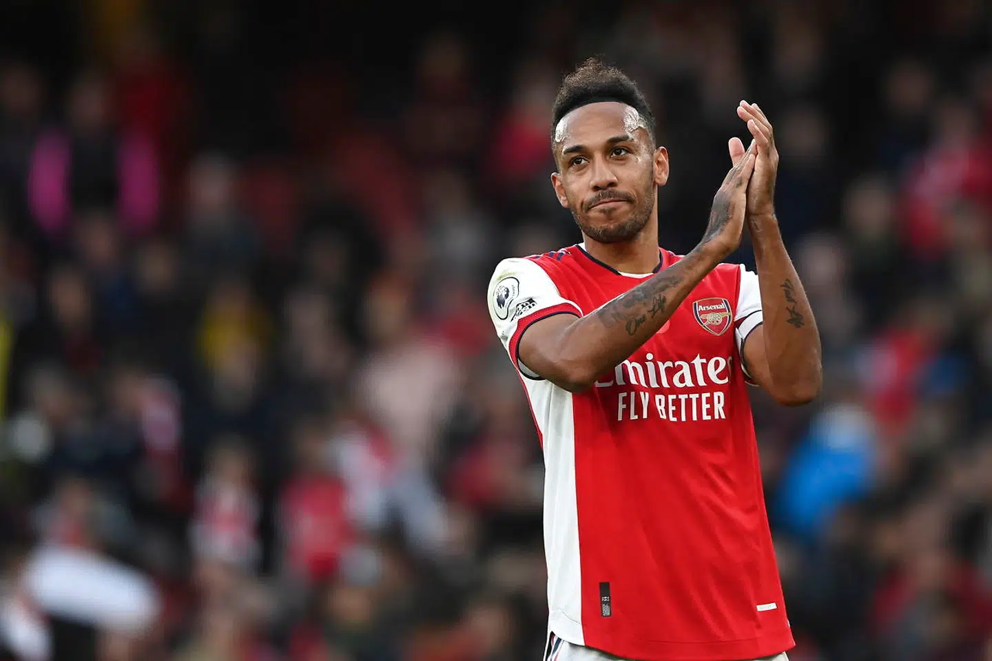 Pierre-Emerick Aubameyang har ikke meget at klappe af for tiden.
