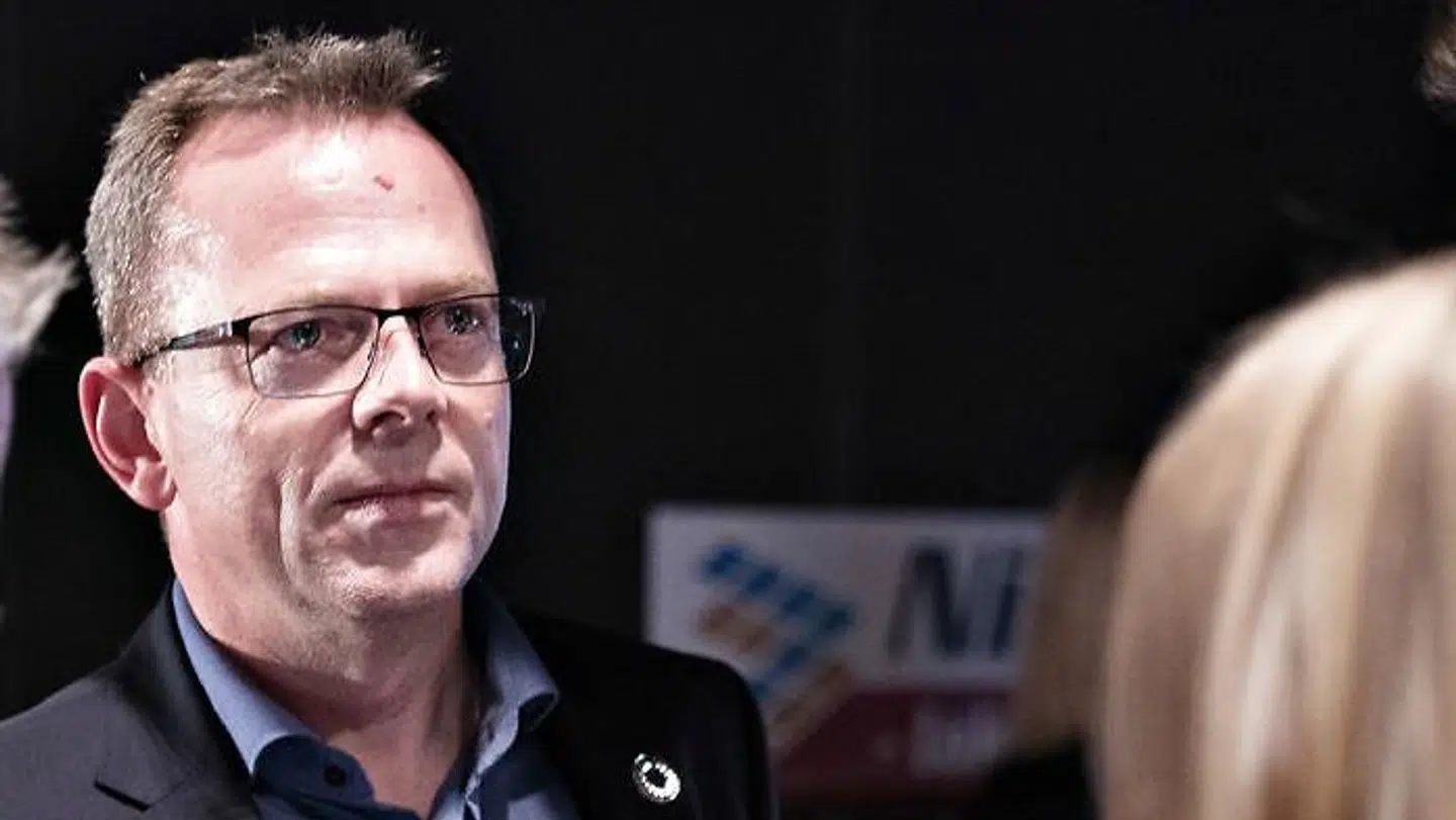 Jan Nymark Thaysen på valgnatten, hvor han allerede havde udset sig rådmandsposten hos By- og Landskabsforvaltningen.
