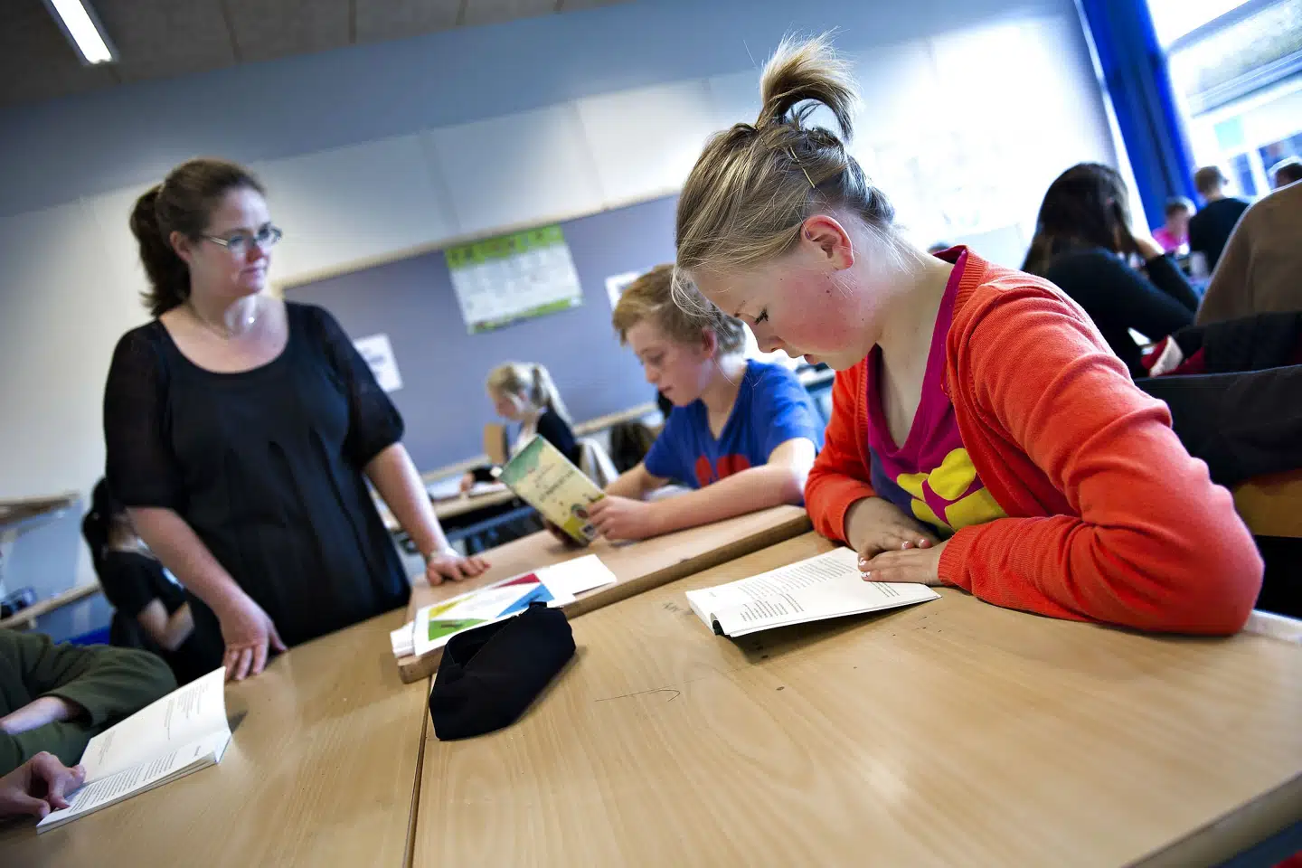 Det er særligt i udskolingen, at elever tager videoer eller billeder af deres lærer uden tilladelse, fortæller Thomas Andreasen, som er formand for arbejdsmiljø- og organisationsudvalget i Danmarks Lærerforening. (Arkivfoto). Henning Bagger/Ritzau Scanpix