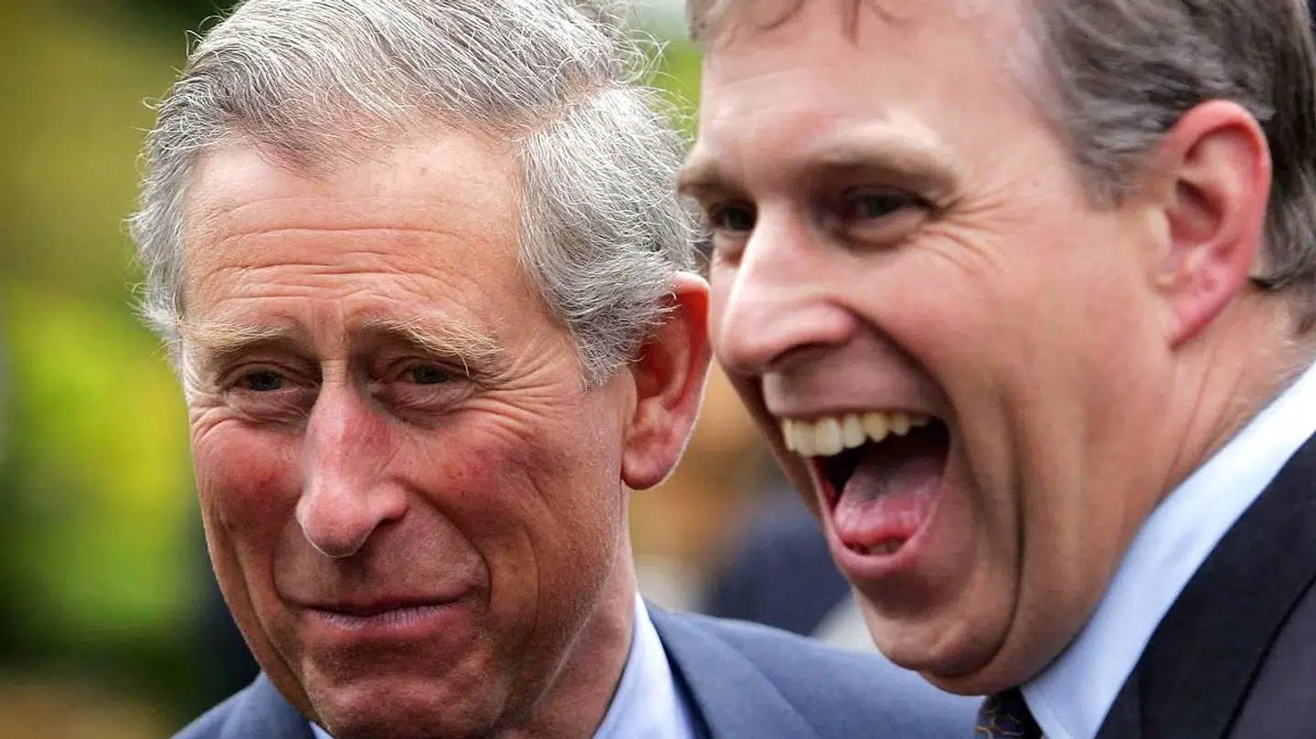 Prins Charles og prins Andrew.