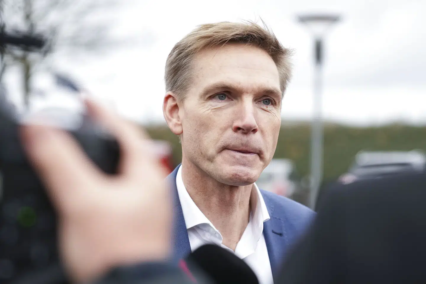 Kristian Thulesen Dahl siger mandag i P1, at svindelsagen, der kom frem i 2016, var et knæk for partiet, som det ikke er kommet sig over. Claus Fisker/Ritzau Scanpix