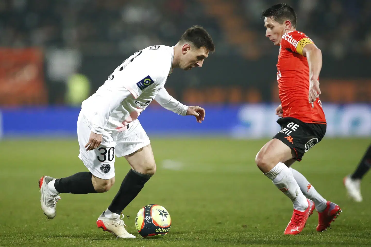 Lionel Messi kan ikke træne og spille med sit hold de kommende dage, da han er smittet med coronavirus. (Arkivfoto) Stephane Mahe/Reuters