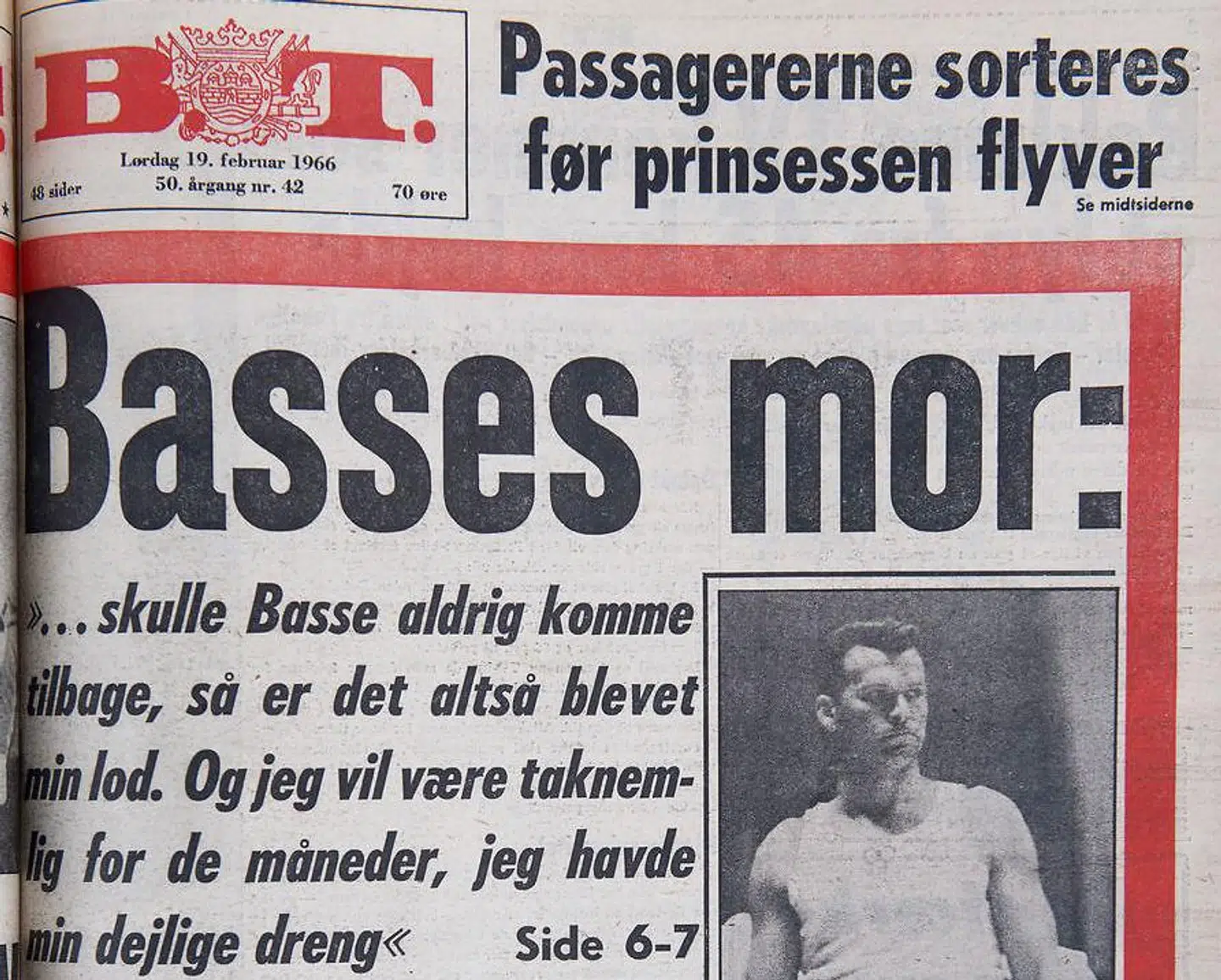 Basse-sagen trak mange overskrifter. Ofte var Basses mor i fokus frem for selve bortførelsen, mener politiet i en beskrivelse af sagen udgivet af Politimuseet. Arkivfoto.