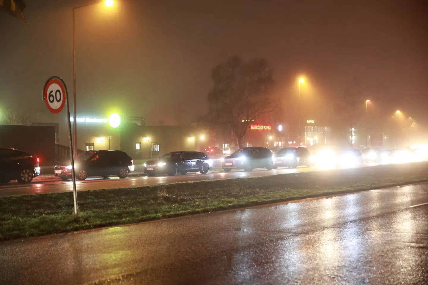 Kø til McDonald's i Slagelse.