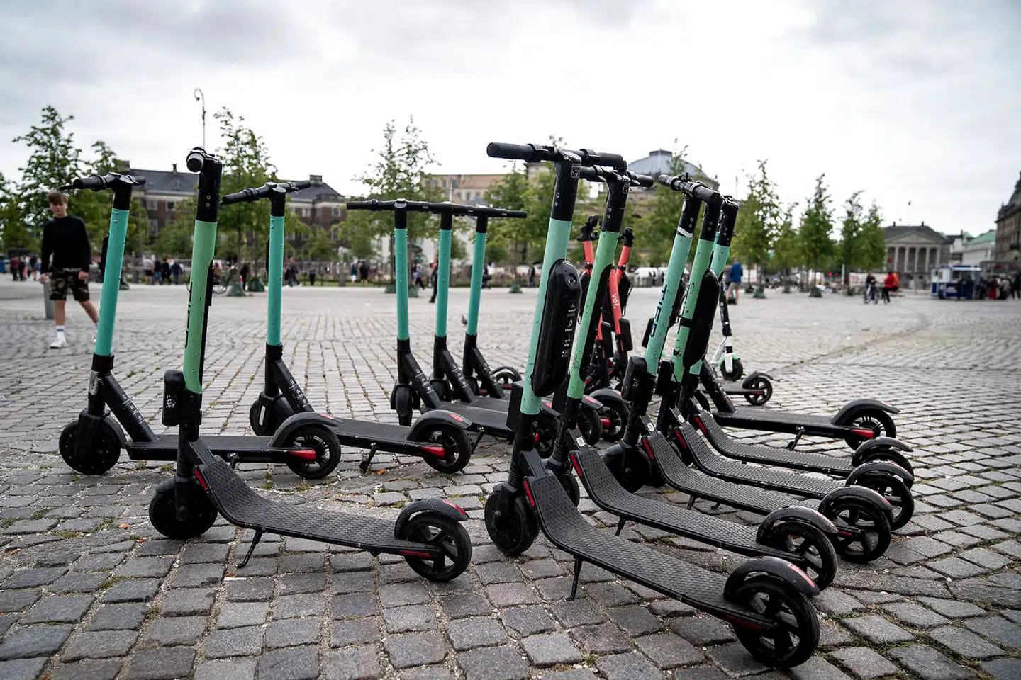 El løbehjul på Kgs Nytorv, mandag den 15 juli 2019.