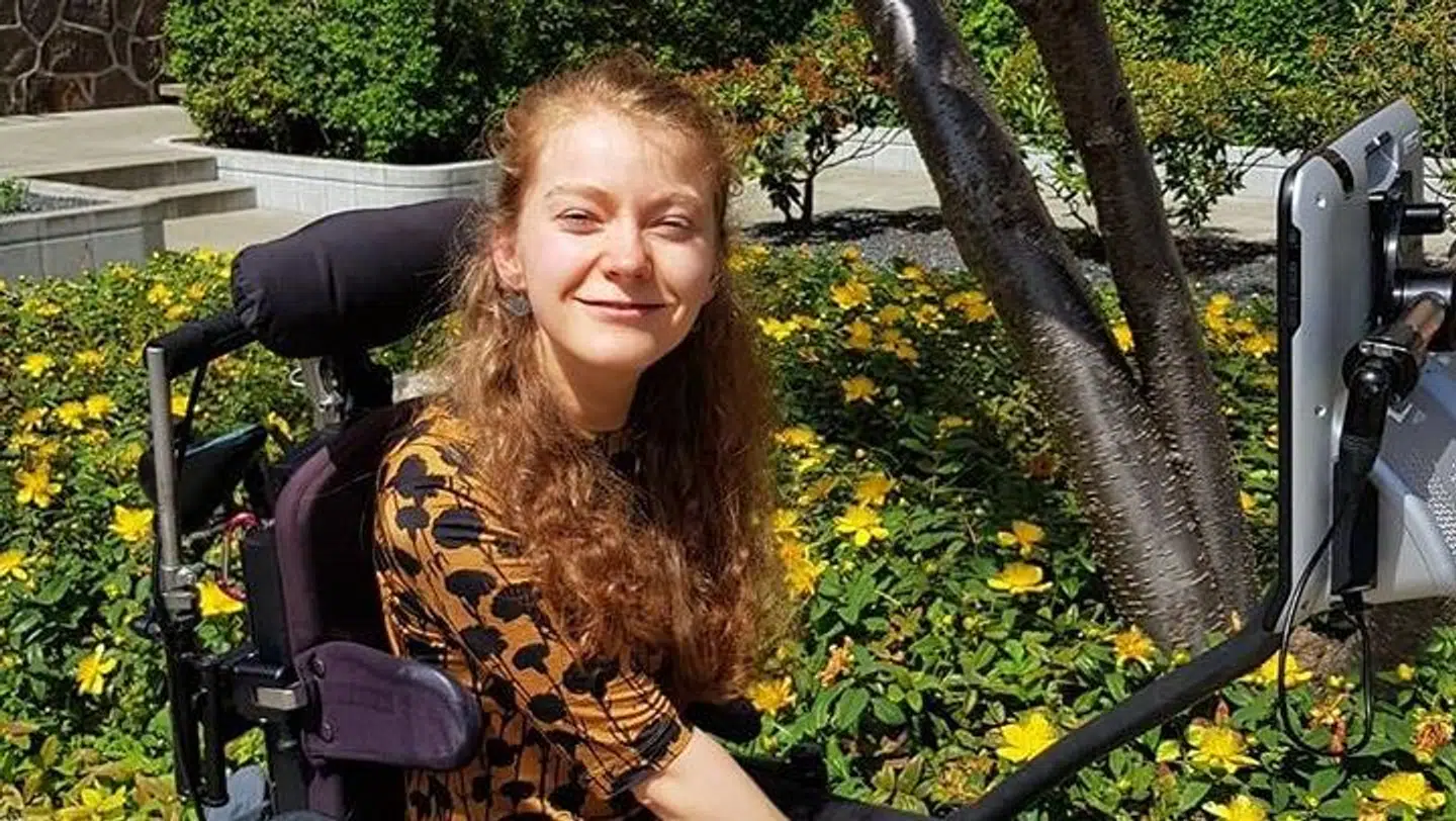 Hun blev erklæret uegnet til gymnasiet - mandag bliver hun student. Foto: Privat