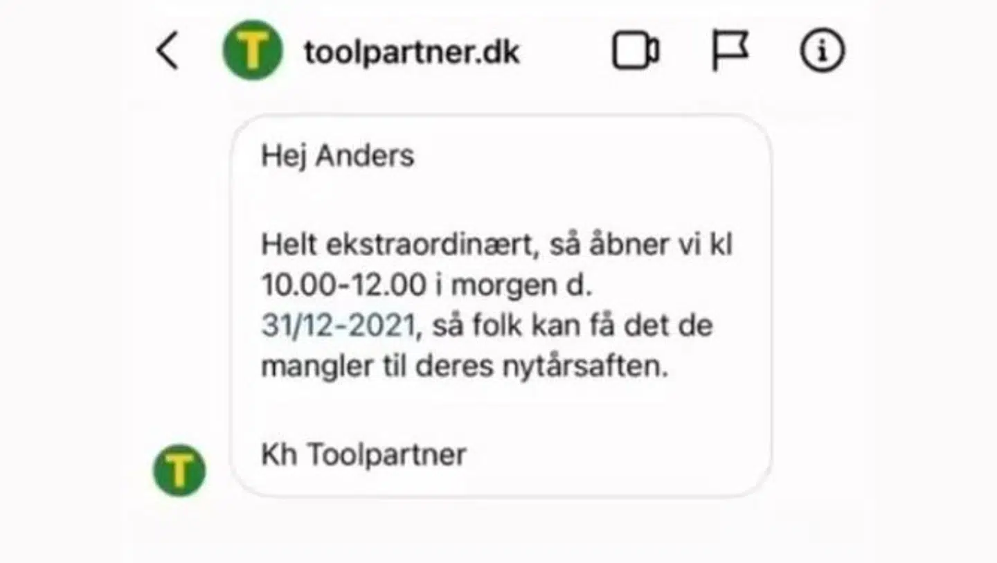 Toolpartner gik viralt på Anders Hemmingsen.