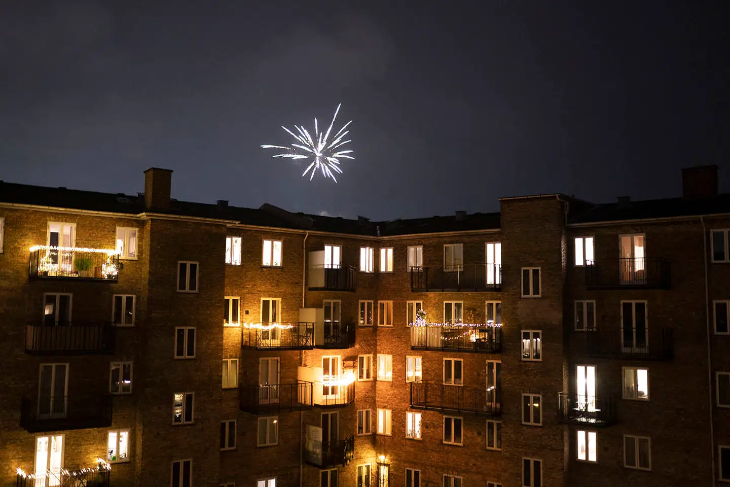 Nytårsaften i 2020.