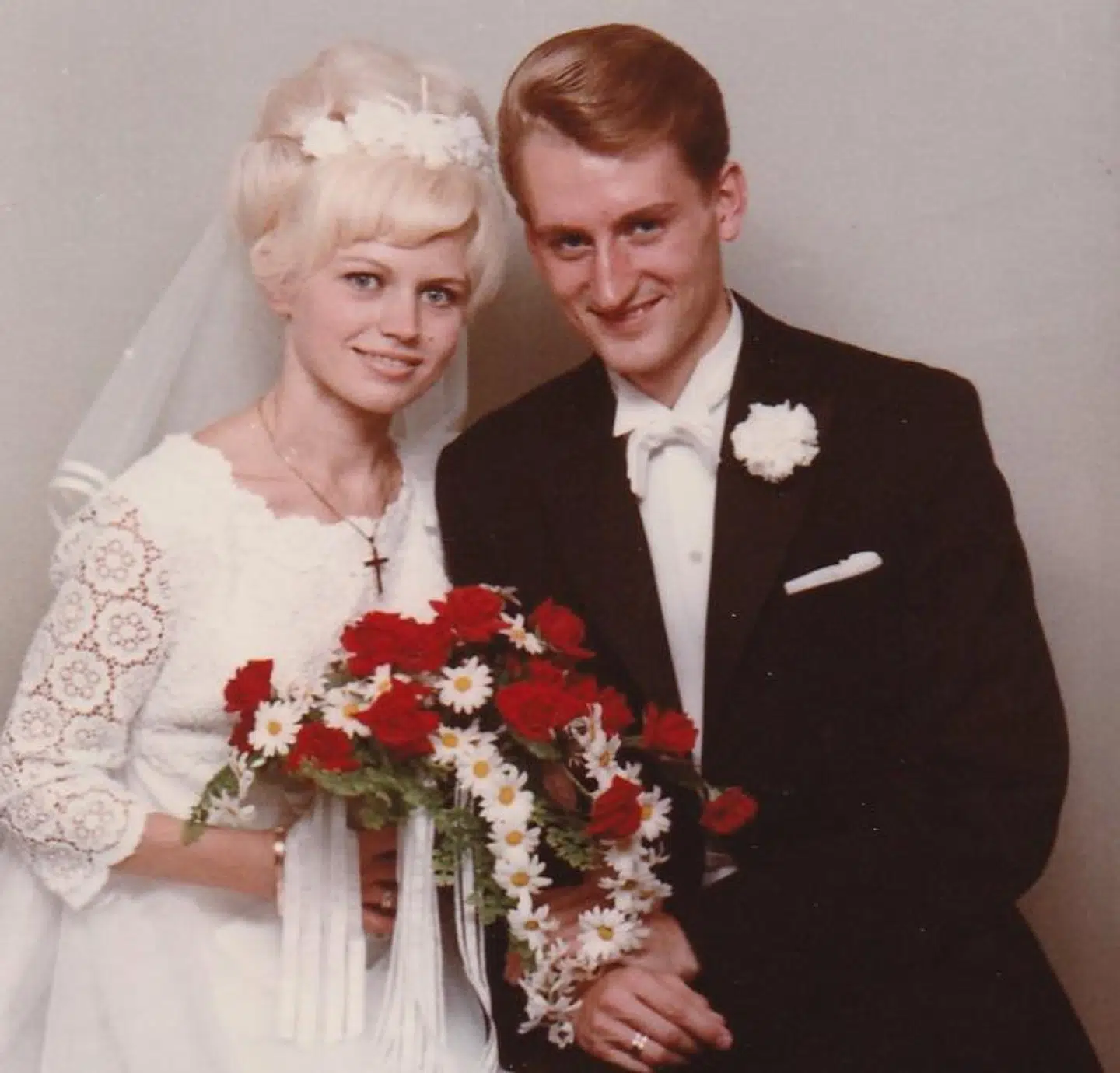 Det lykkelige brudepar Keld og Hilda Heick.