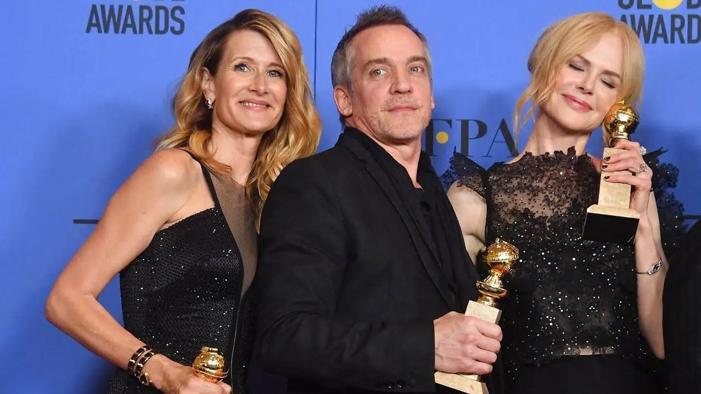 Instruktøren Jean-Marc Vallée med stjerneskuespillerinderne Laura Dern og Nicole Kidman, der var blandt de mange prominente navne, som filminstruktøren nåede at instruere i sin gloværdige karriere.