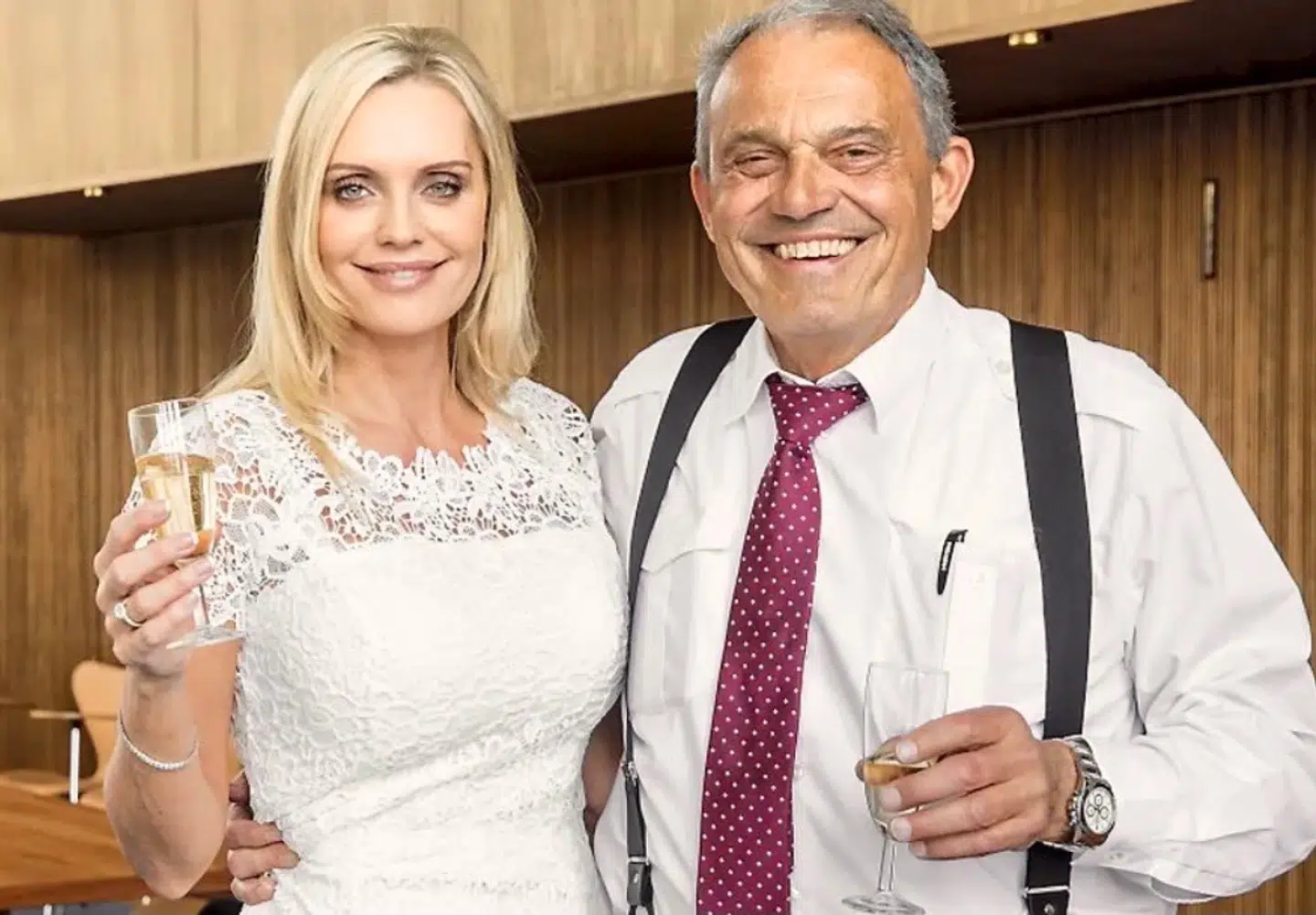 Hr. og fru Ree efter vielsen.