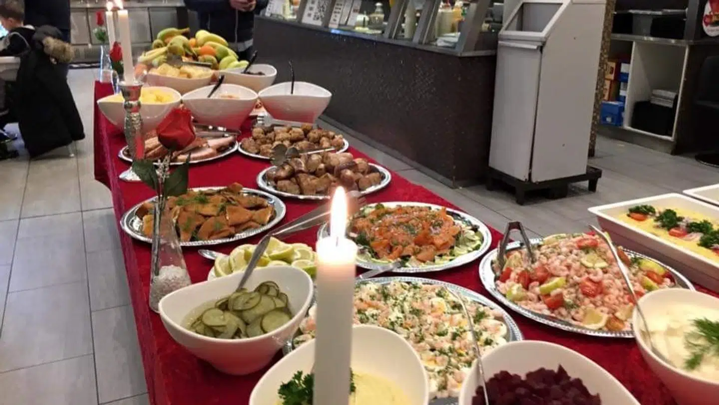 Sådan så det ud, da Mario El-Hajj arrangerede julefrokost for hjemløse i 2015.