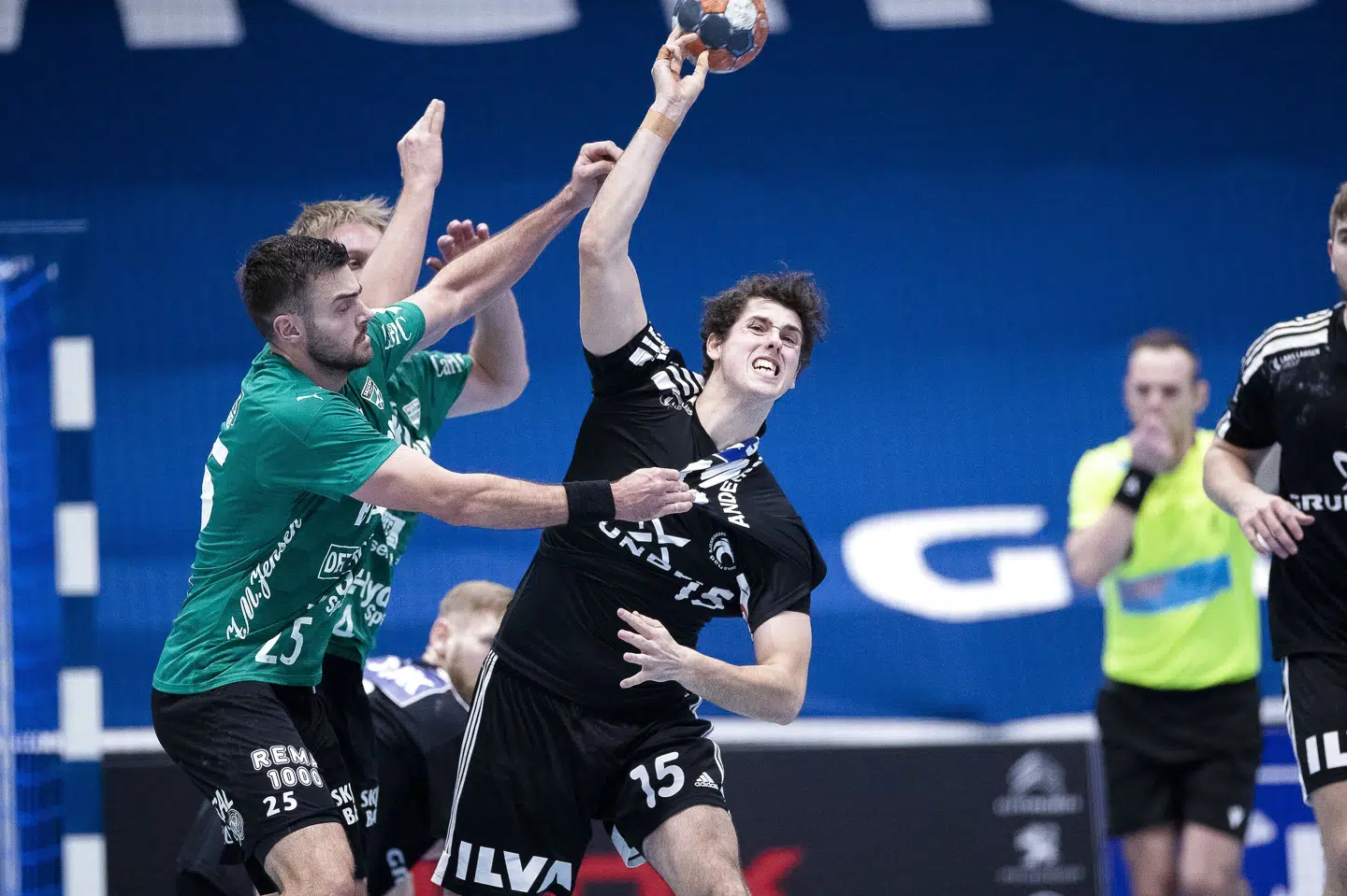 Både Skjern og Bjerringbro-Silkeborg skulle have været i aktion mandag. Dog ikke mod hinanden. (Arkivfoto) Johnny Pedersen/Ritzau Scanpix