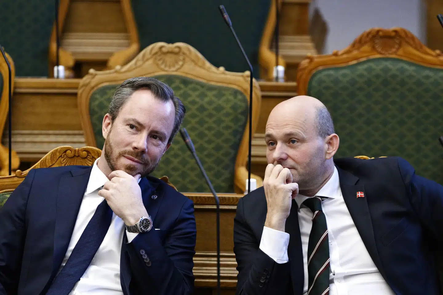 Ifølge den seneste meningsmåling fra analyseinstituttet Voxmeter er Venstre og Konservative stort set lige med omkring 15 procent af stemmerne, men blå blok er at stykke fra at have flertal. (Arkivfoto) Philip Davali/Ritzau Scanpix