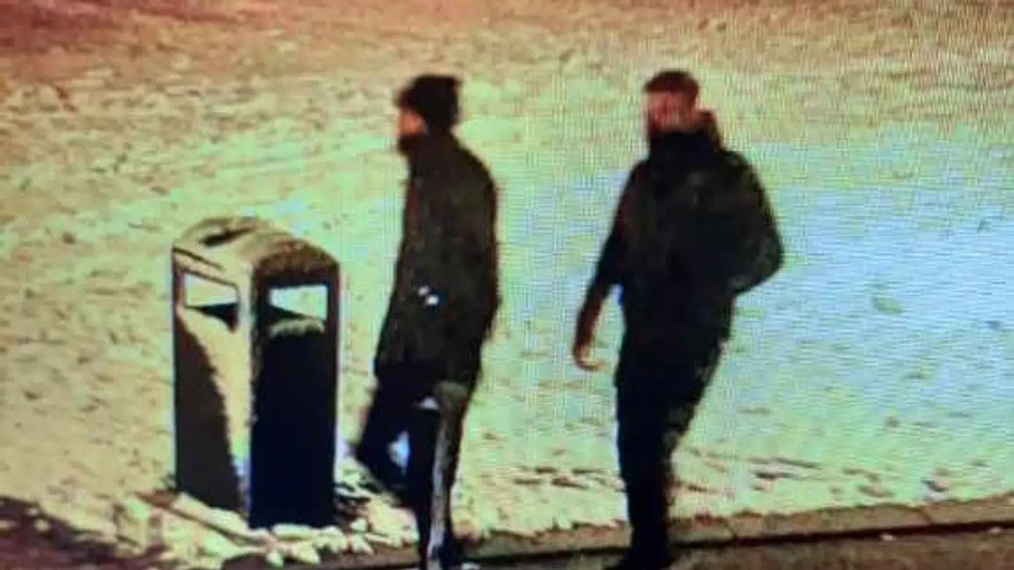 De to formodede gerningsmænd. (Foto: Fyns Politi)