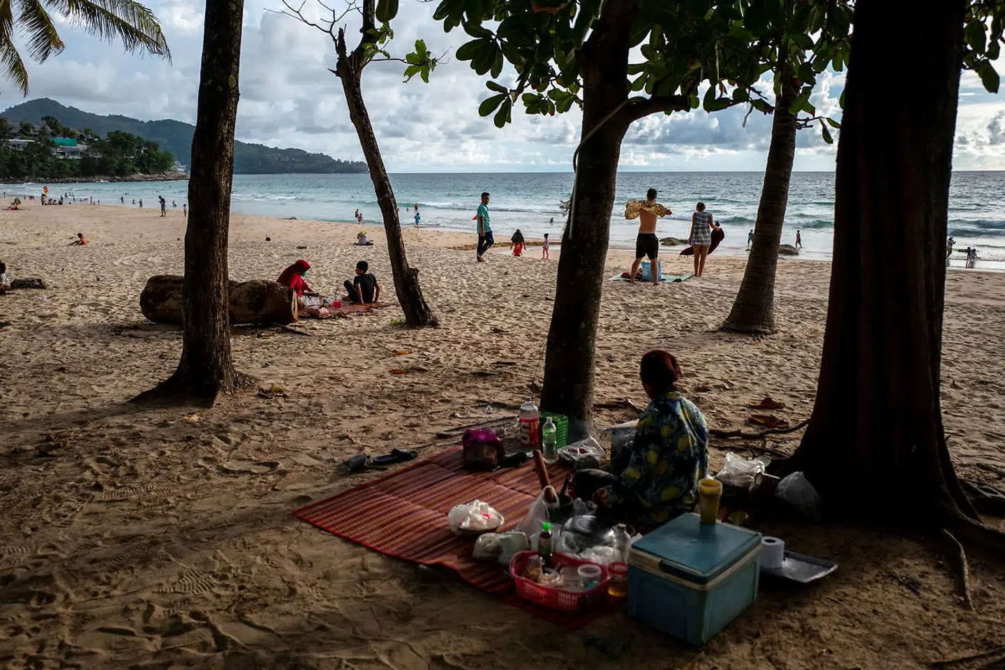 Der er igen turister i Thailand.