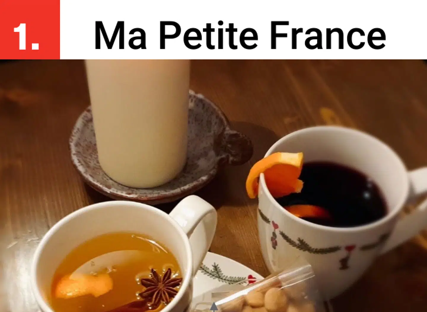 Ma Petite France har den franske udgave af gløgg i deres lile vinbar.