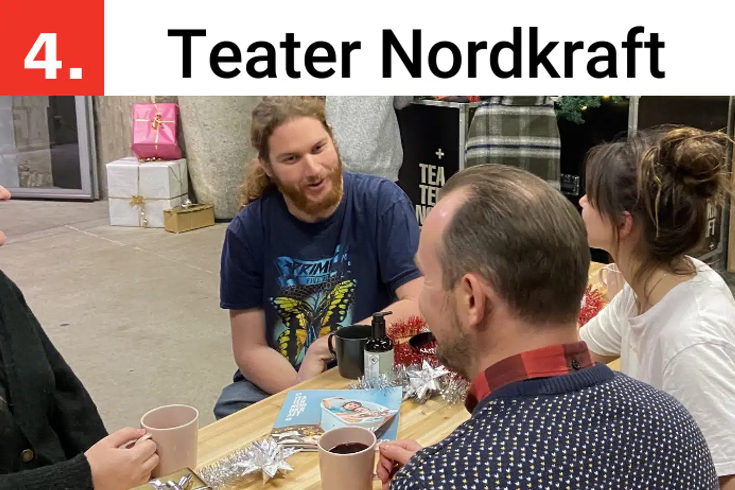 Hos Teater Nordkraft kan du få både julegaveindpakning, pebbernødder og gløgg i løbet af december.