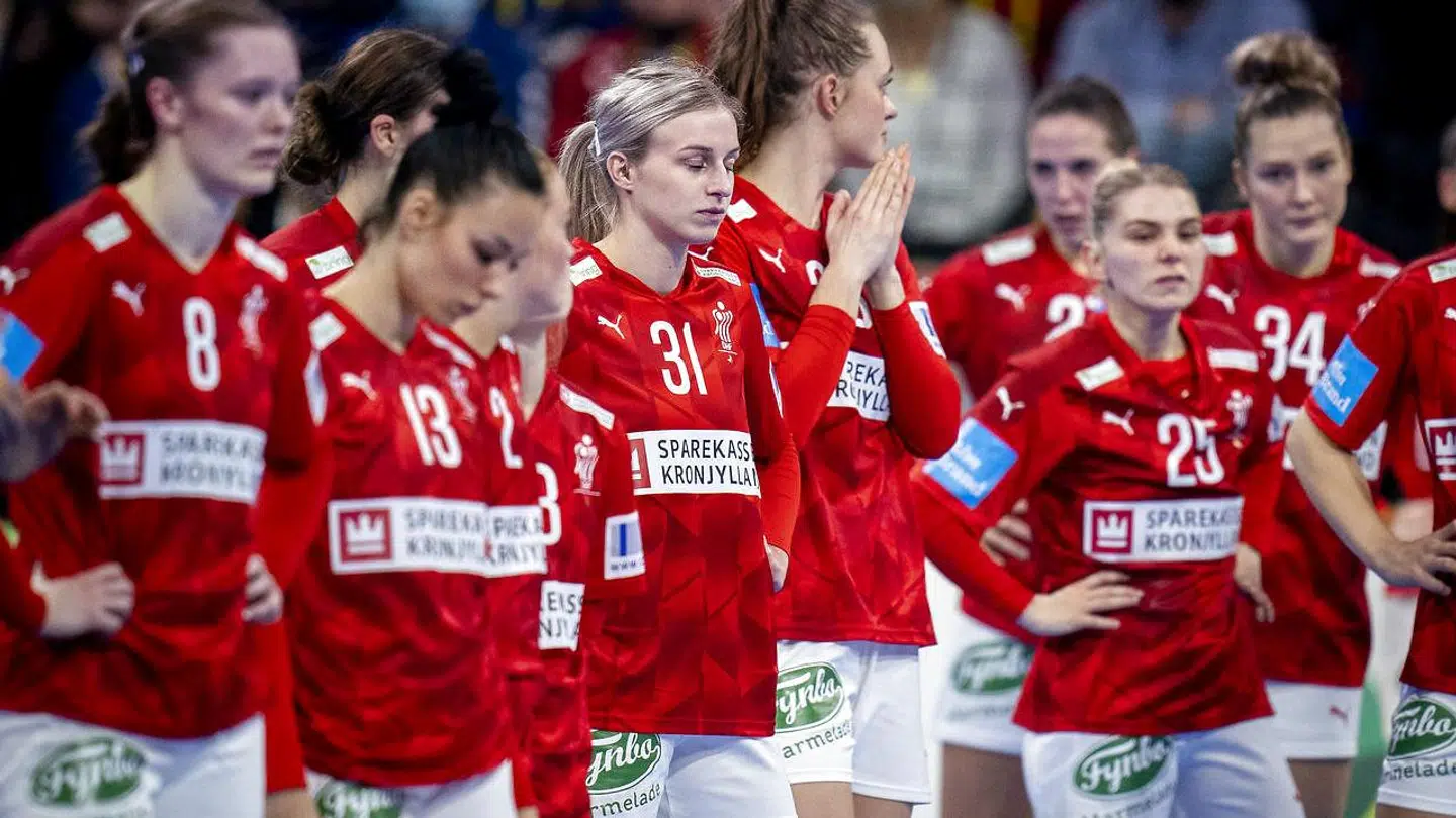 Landsholdet efter den tabte semifinale.