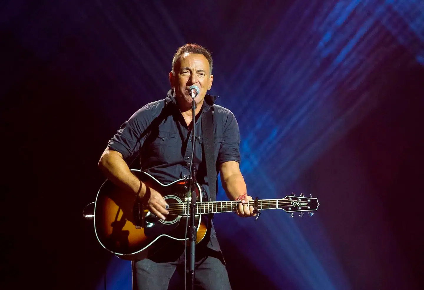 Bruce Springsteen optræder i Toronto i Canada.