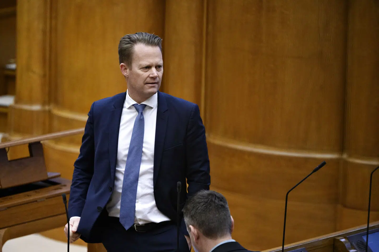 Udenrigsminister Jeppe Kofod (S) taler fredag dunder mod Rusland. Philip Davali/Ritzau Scanpix