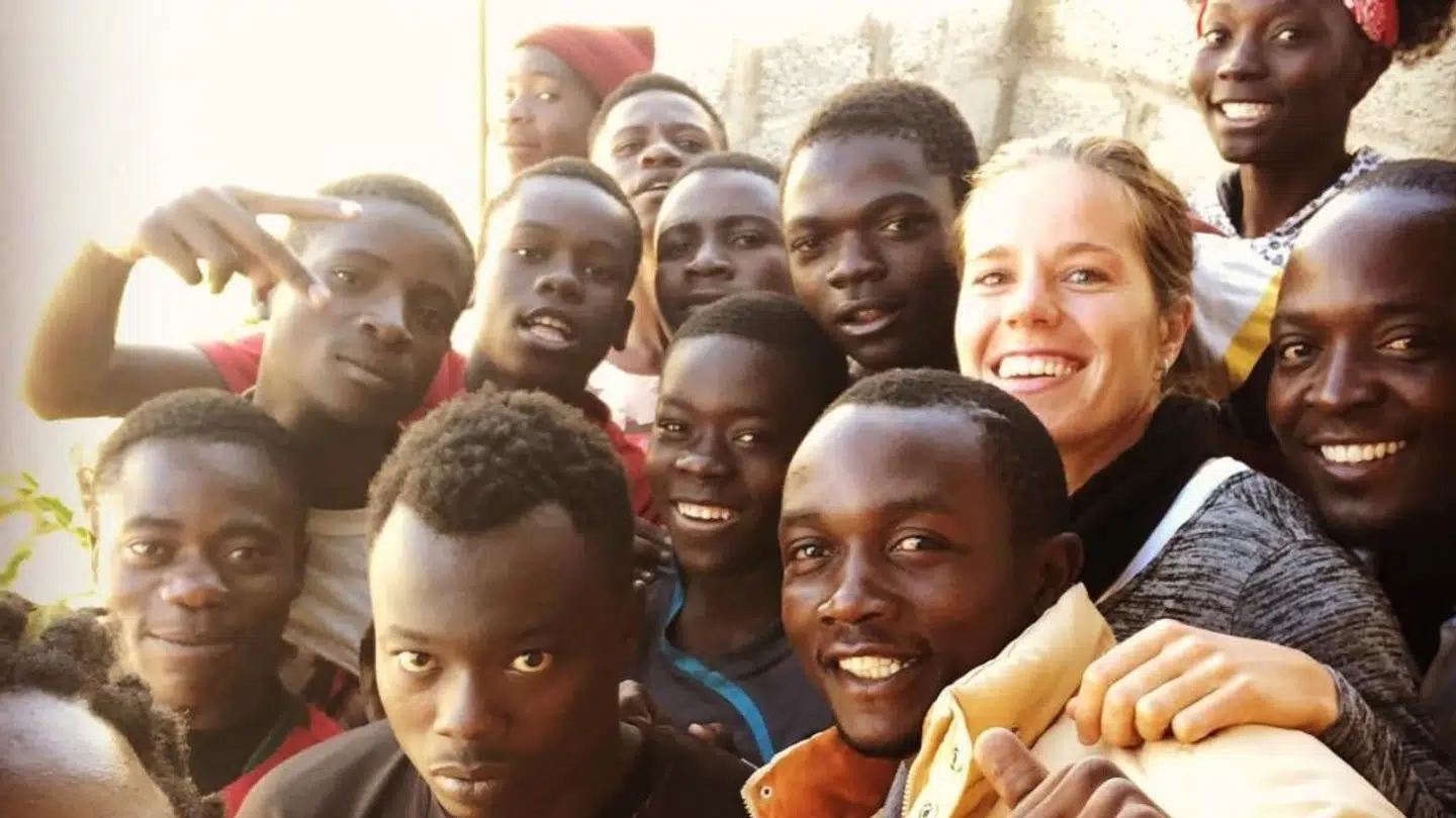 Sofie Junge i Ghana.