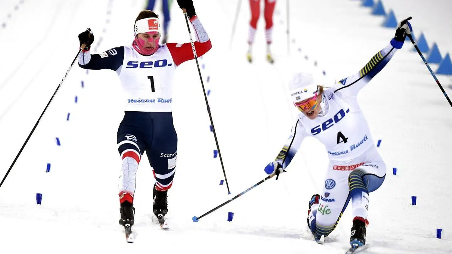 Lundgren (th.) i aktion ved et tidligere løb.