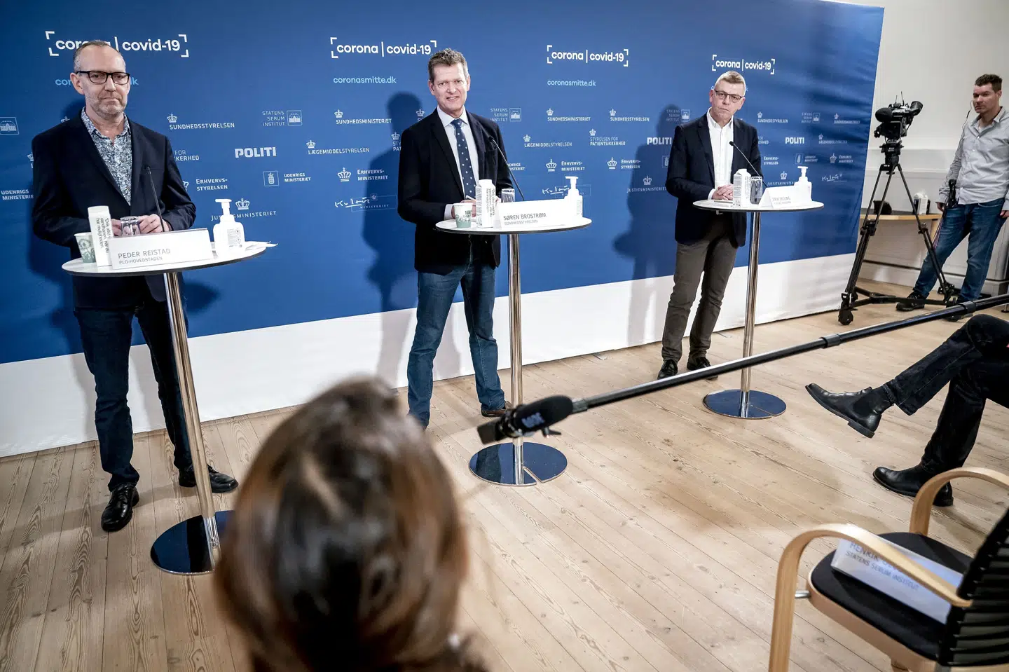 Mandag morgen er der lang ventetid, når man skal ind på vacciner.dk for at bestille tid til vaccination. Sundhedsmyndighederne appellerer til tålmodighed. Mads Claus Rasmussen/Ritzau Scanpix